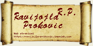 Ravijojla Proković vizit kartica